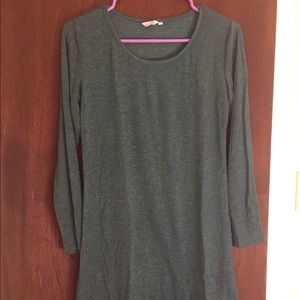 Dusty Teal Shirt Dress